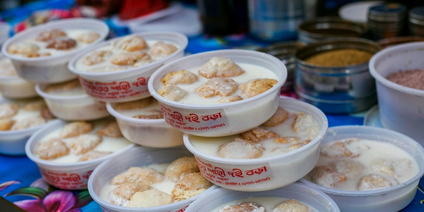 Try a wide variety of food in Bangladesh, from fish and sweets to rice and bhortas.