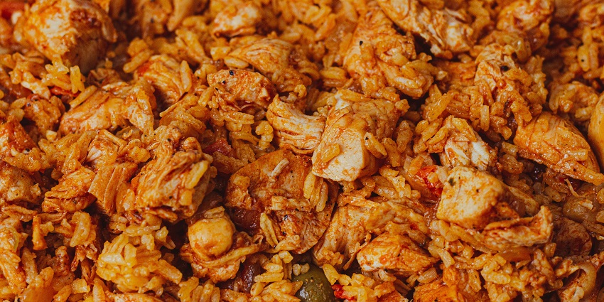 Qatar’s traditional Arabic dish, Machboos.