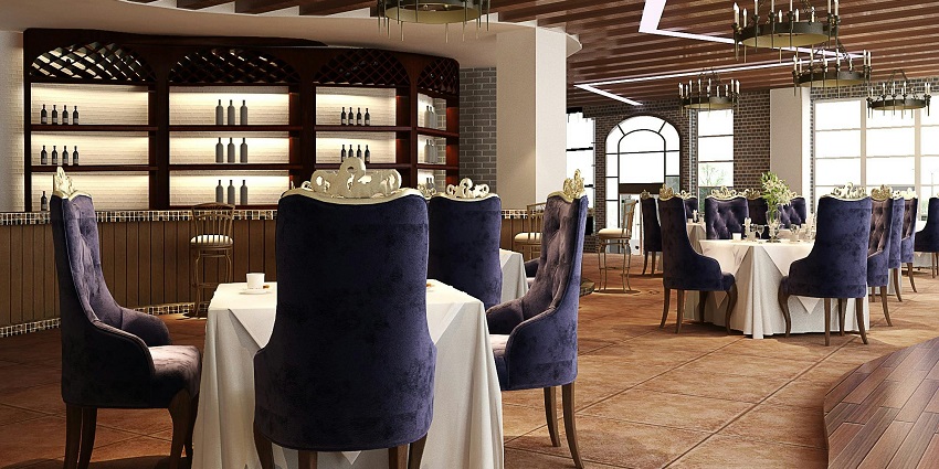 Snapshot from the inside of the restaurant somewhere near the bahrain fort.