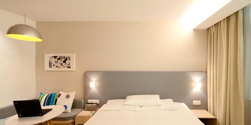 Image of a hotel room - Ujjain offers budget hotels with luxurious amenities