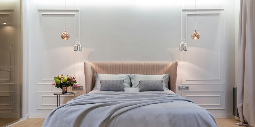 An image showing a well-appointed hotel bedroom designed to ensure relaxation and comfort.