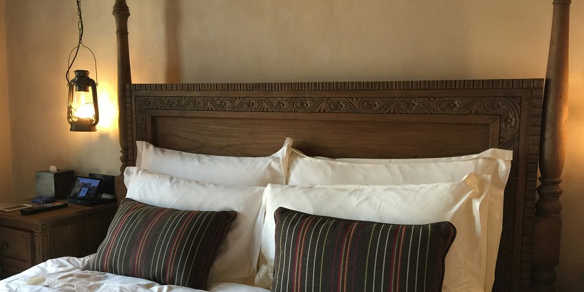 Image of the cosy hotel room in near the beautiful Kufa mosque