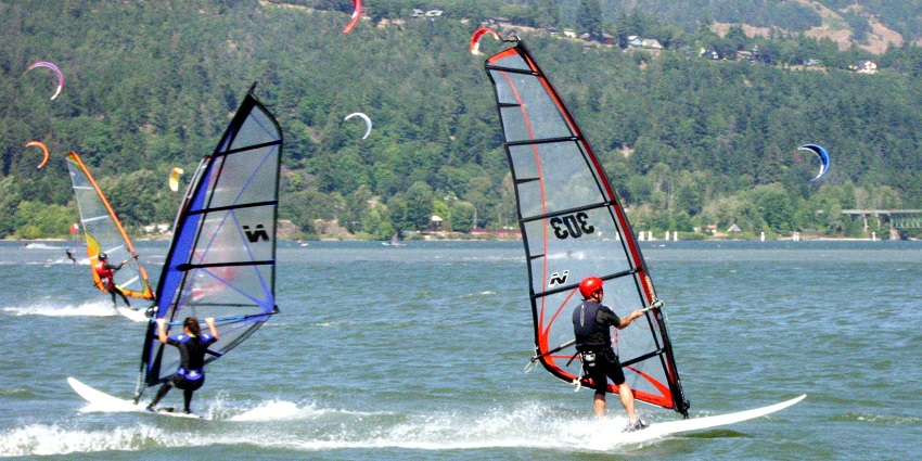 Ride the waves and the wind with windsurfing thrills.