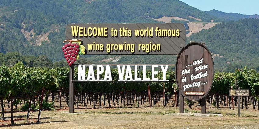 An image of Wine tasting at Sterling Vineyards in Napa Valley, with scenic views of vineyards