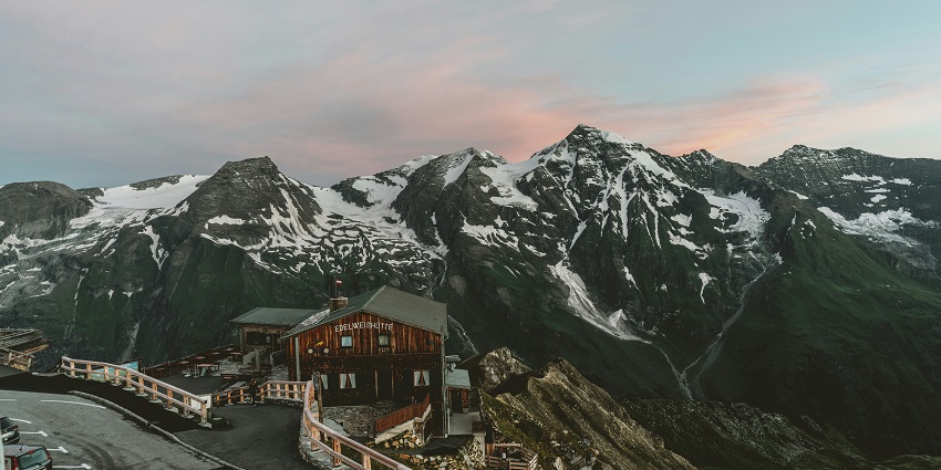 A picture of a snow park that makes up the list of places to visit in Austria in December.