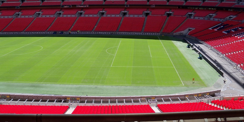 An Image of the Wembley stadium, a must-see place near the Wembley waterfalls.