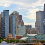 Panoramic view of the Chicago cityscape, highlighting its iconic skyline and architecture