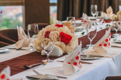 A captivating view of decorations, a romantic place to celebrate Valentine’s Day in San Francisco.