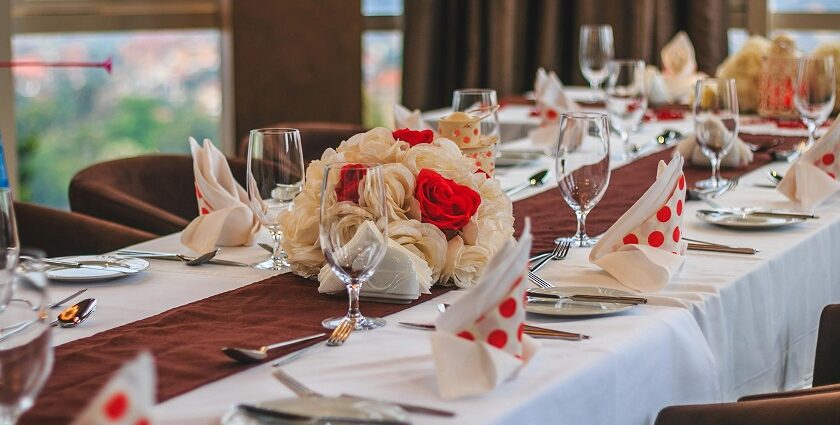 A captivating view of decorations, a romantic place to celebrate Valentine’s Day in San Francisco.