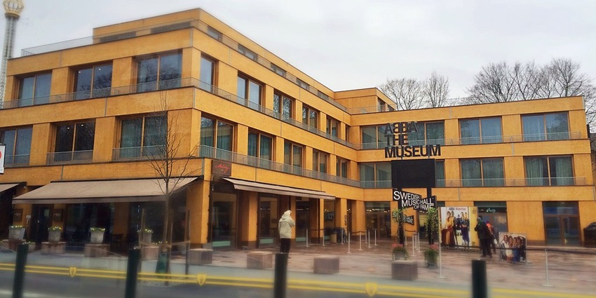 An image showing the ABBA Museum in Stockholm, a popular destination near Viking Museum.