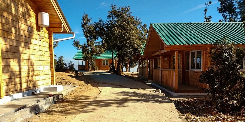 Image of Champawat KMVN cottages at Abbott Mount with scenic views