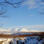 An image showing the scenic view of Abisko National Park as seen from the canyon