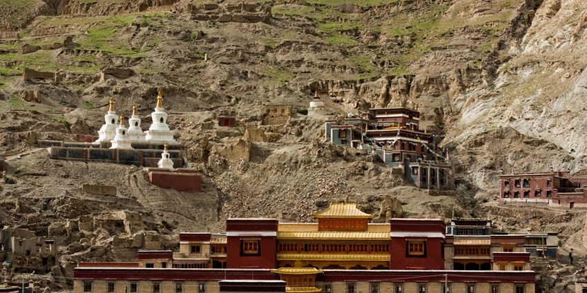 Sakya Monastery, founded in 1073 by Khön Könchok Gyalpo in Sa’gya Town.