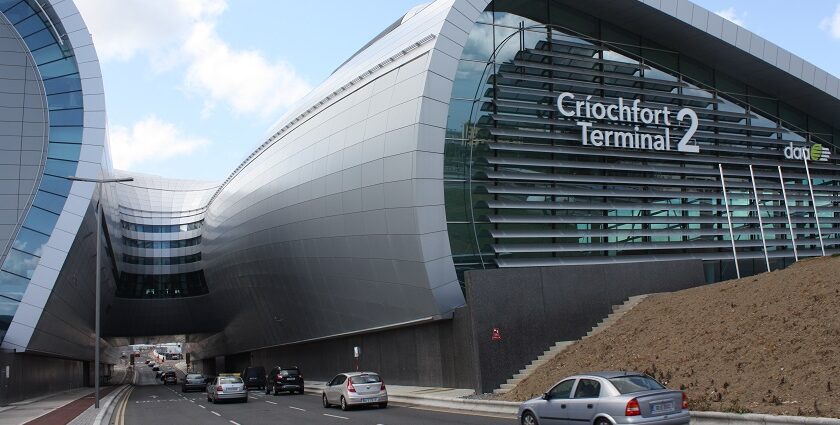 An image of Dublin Airport, one of the famous international airports in Ireland.