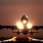 Image of runway at one of the Airports in Portugal - airline about to land