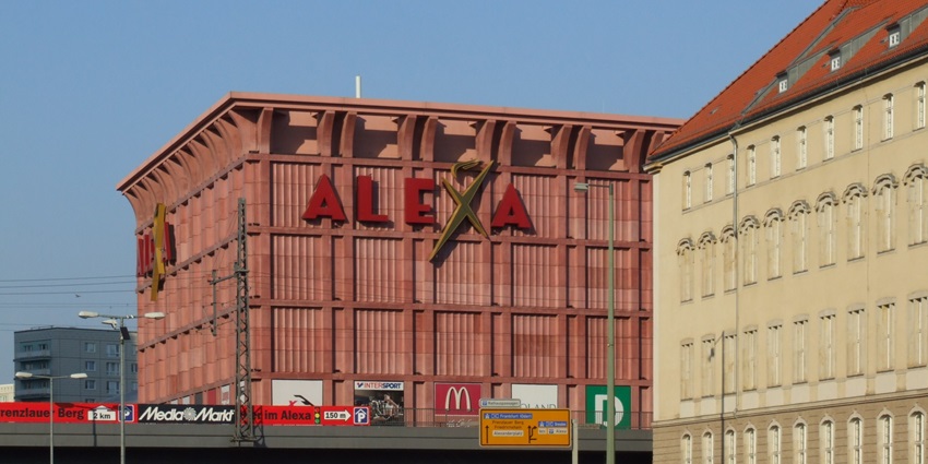 An image of Alexa Berlin, one of the shopping malls near Alexanderplatz, Germany.