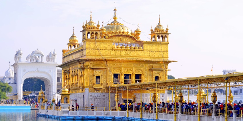 Visit the famous Golden Temple, place of immense religious significance