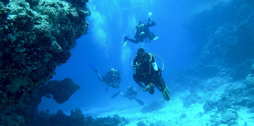 Serene spot for Scuba Diving in Philippines with pristine coral gardens and marine sanctuaries.