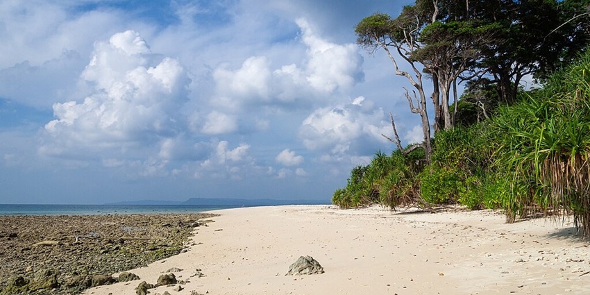An image of Andaman and Nicobar Islands, one of the places to visit in October with family in India.