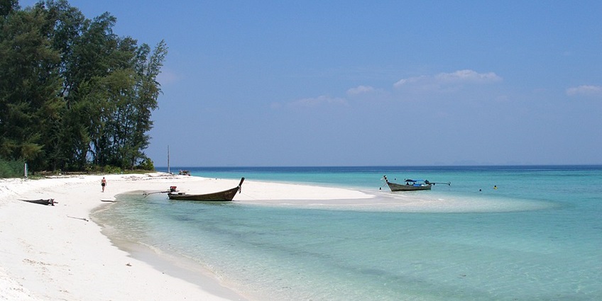 A view of pristine beaches and waters of the Anse La Passe in Silhouette Island.