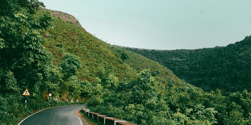 Road to the alluring Araku Valley in Andhra Pradesh.