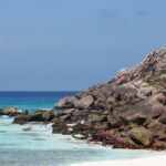 An image of Aride Island Nature Reserve, a biodiversity hotspot with rare bird species.