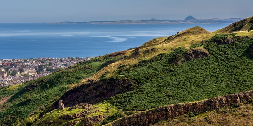 A stunning hill offering panoramic views, is among the best places to visit in Edinburgh.