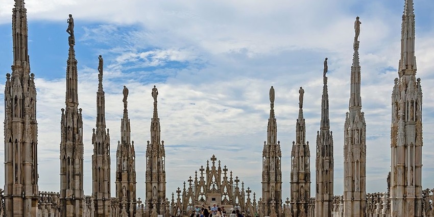 Ascend to the Duomo rooftop on Valentine’s Day in Milan for breathtaking views