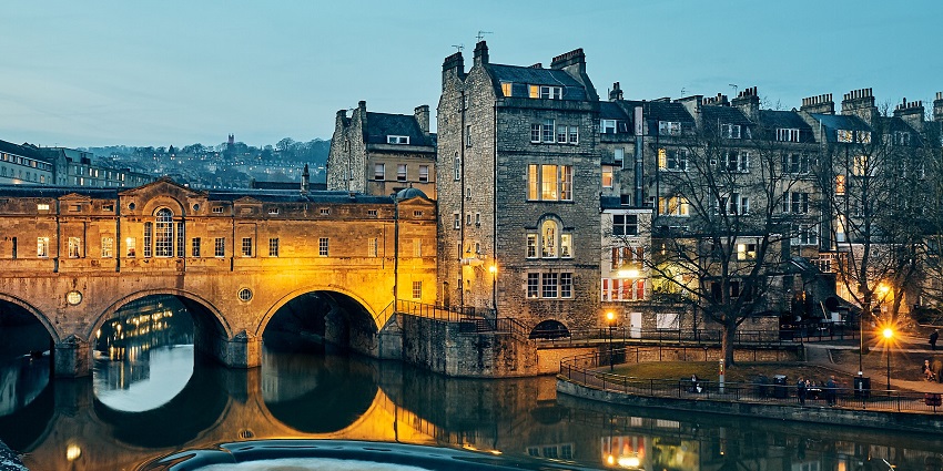 An image showing the historic city of Bath, England, known for its stunning architecture.