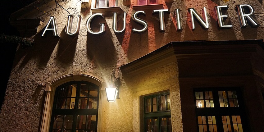 An image showcasing the front of Augustiner Keller a top spot for Munich nightlife