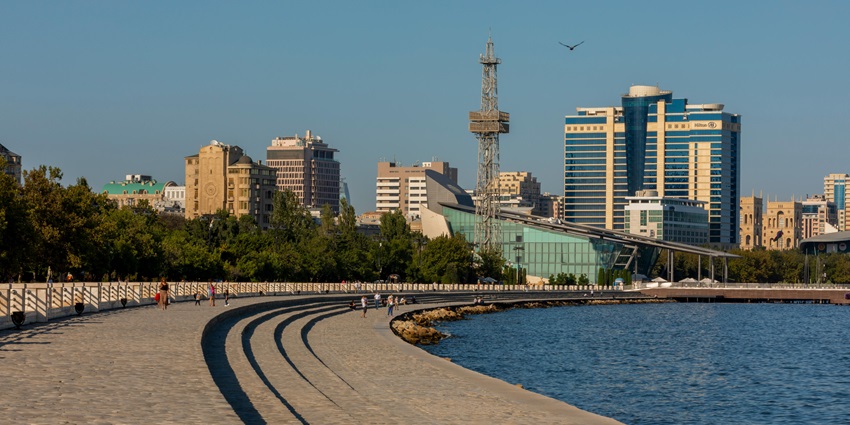 Baku Boulevard's beauty makes it a top place to visit in Baku.