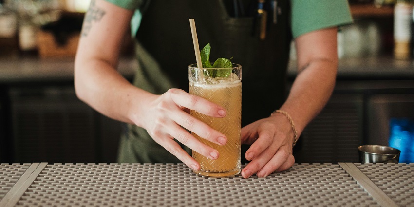 Image of a Man Preparing a Cocktail in a Bar - explore the nightlife in Shanghai