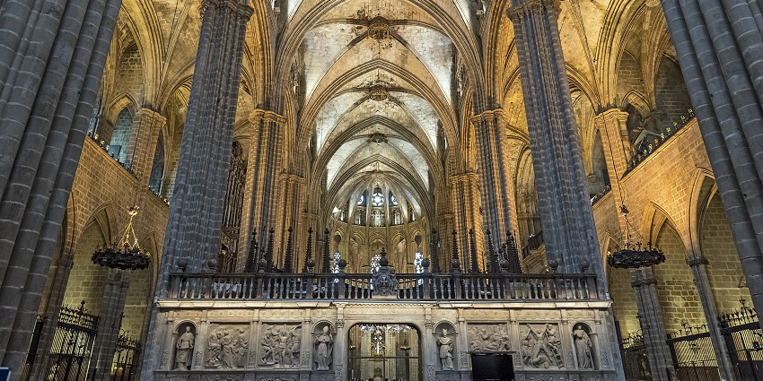 Visit the beautiful cathedral near the Picasso Museum