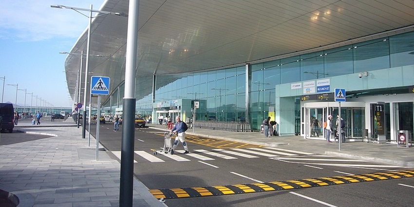 Airports in Barcelona are bustling with activity as planes prepare for departure.