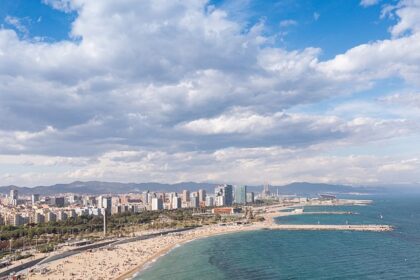 Image of Beaches of Barcelona, Spain - A peaceful view of beaches in Barcelona