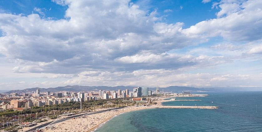 Image of Beaches of Barcelona, Spain - A peaceful view of beaches in Barcelona