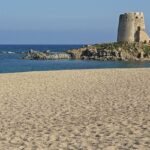 Pleasant view of the beach in Bari.