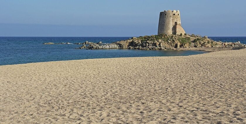 Pleasant view of the beach in Bari.