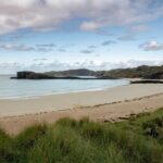 The beaches in Edinburgh, Scotland are known for their stunning views and clear waters.