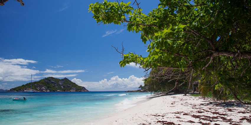 An image of an island during November and February, similar to Aride Island Nature Reserve