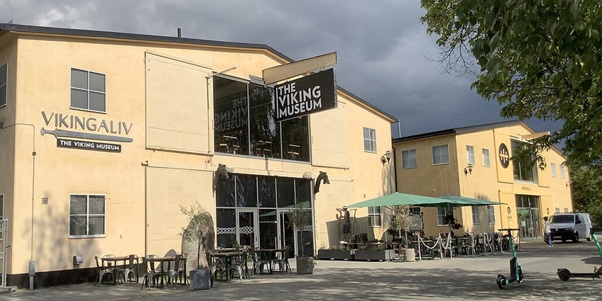 An image showing the Viking Museum's exterior, offering a glimpse into its cultural heritage.