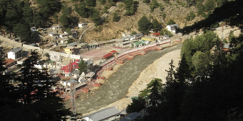 Bhairon Ghati near Gangotri Temple - Bhairon Nath Temple In Bhairon Ghati