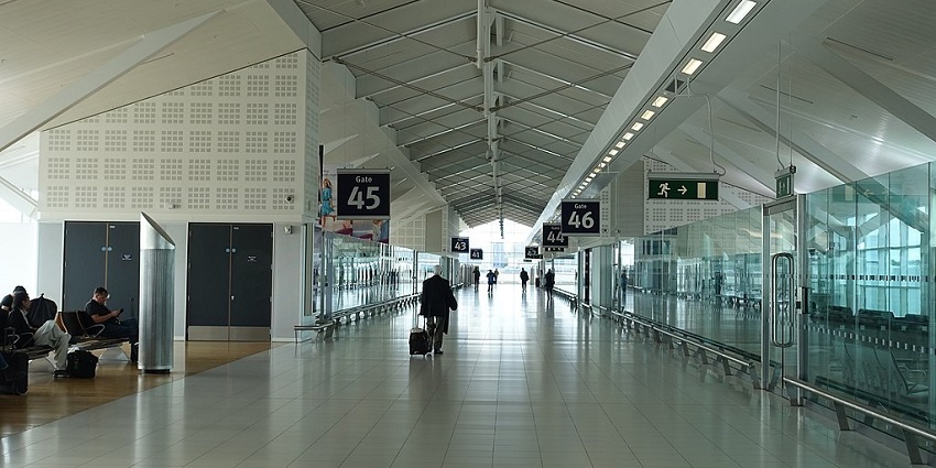 An image of the gates in Birmingham Airport which is a key gateway to the Midlands.