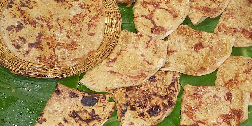 Bobbatlu is the puran poli of South India, a sweet dish.