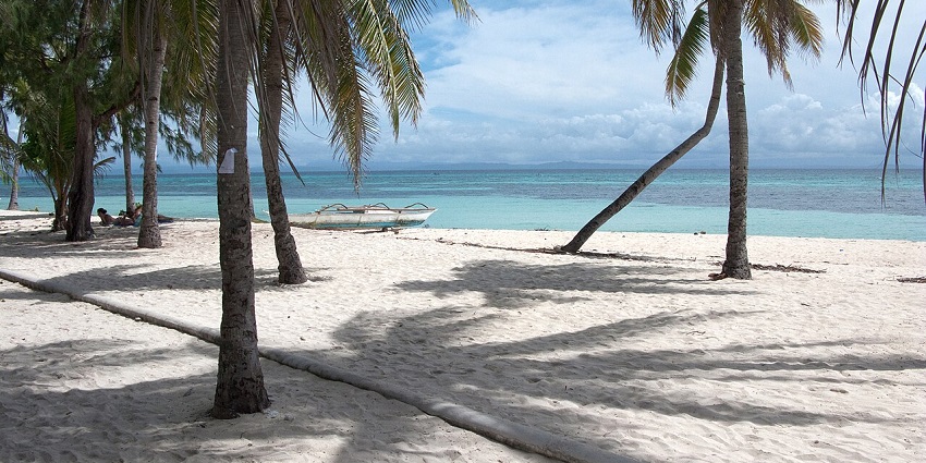 Bounty Beach is among the finest beaches near Cebu featuring white sandy shores, crystal-clear waters, and vibrant marine life.
