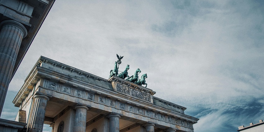 An Image of the Brandenburg Gate, one of the tourist attractions in Berlin, Germany.