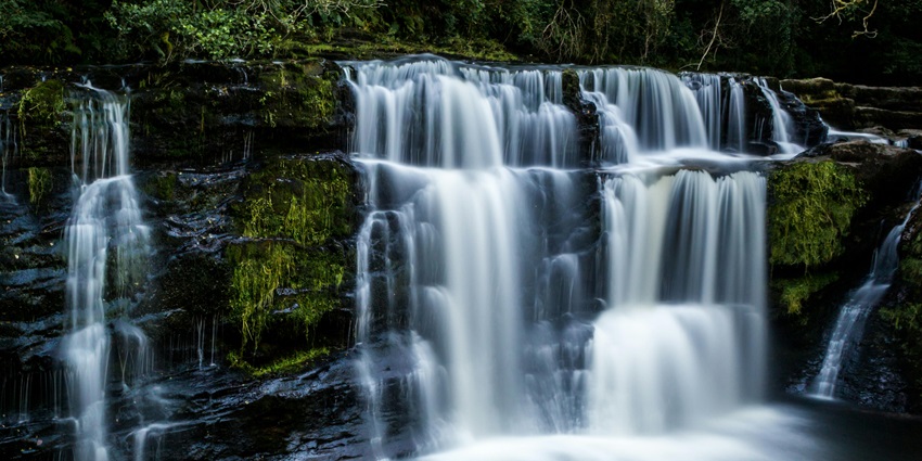 Brecon Beacons National Park is filled with shaded locations and streams of water.