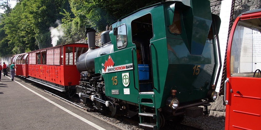 Brienz Rothorn Railway, a charming lakeside village known for its wooden chalets and crafts.