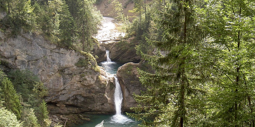 An image of Buchenegger Waterfalls, one of the best tourist places to visit.