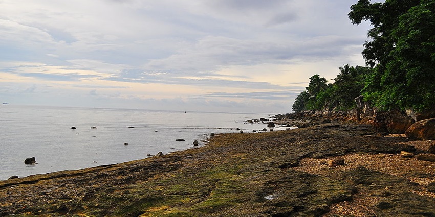 The Buho Rock Beach is famous for its rock formations and clean waters, located on the Camotes Islands.